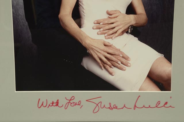 Framed Photo of Jack Scalia and Susan Lucci with Lucci Autograph