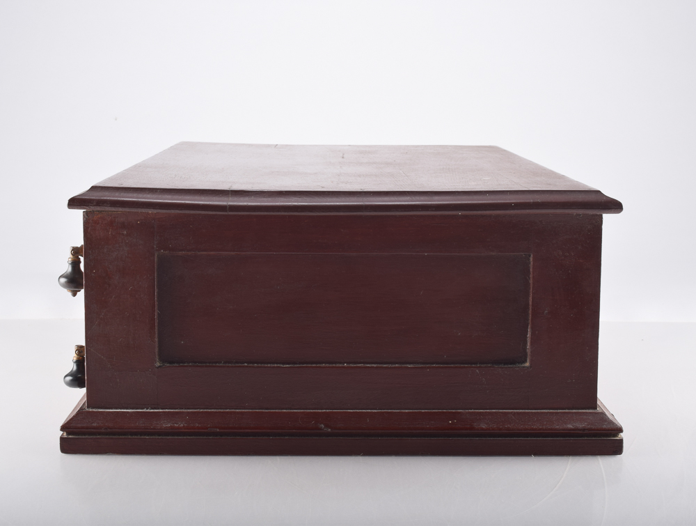 Antique Clark's Threads Store Display Cabinet