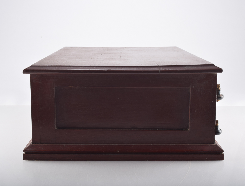 Antique Clark's Threads Store Display Cabinet