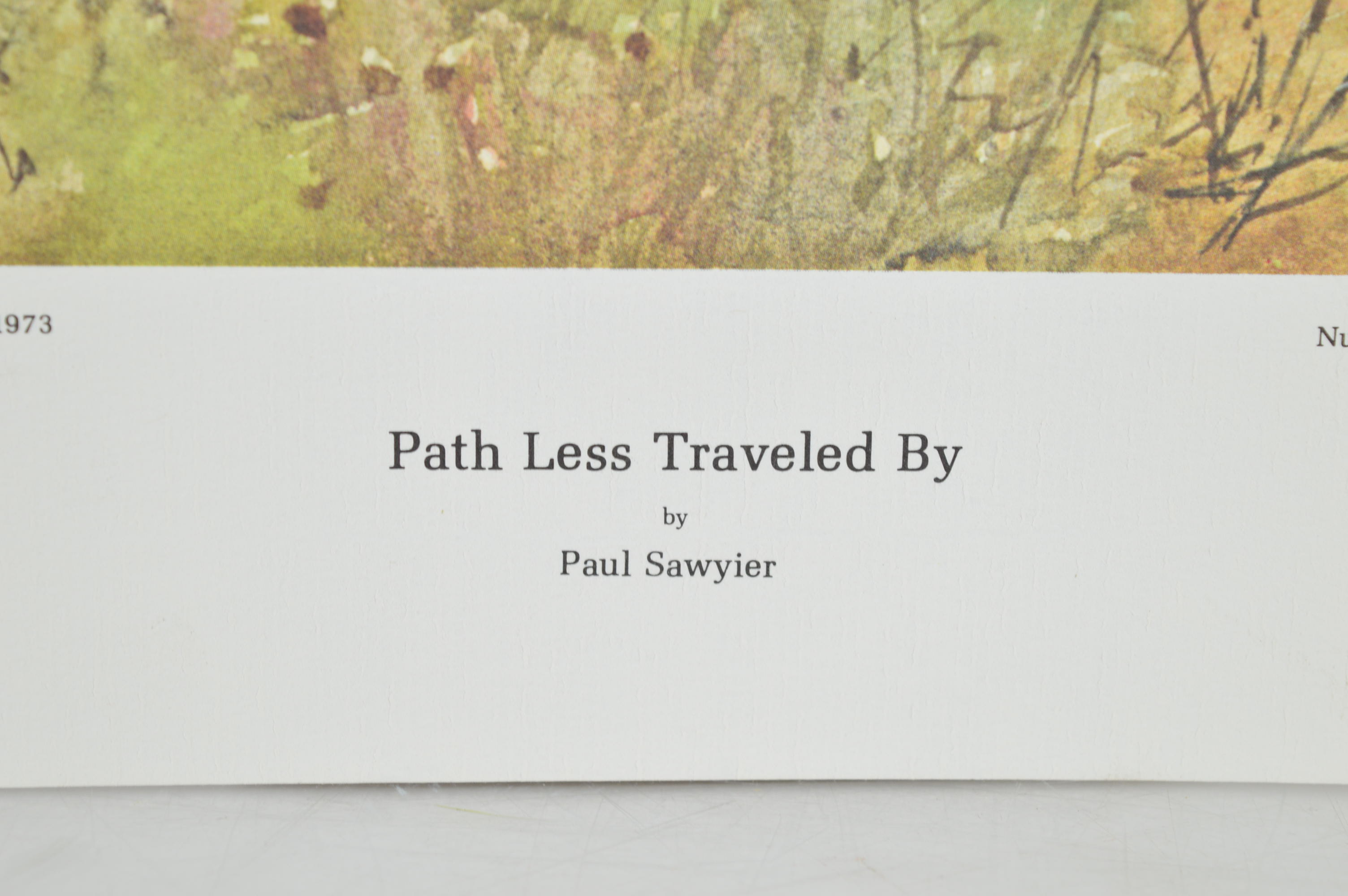 Paul Sawyier Limited Edition Prints "Secluded Byway," "The Walled City" and "Path Less Traveled By"