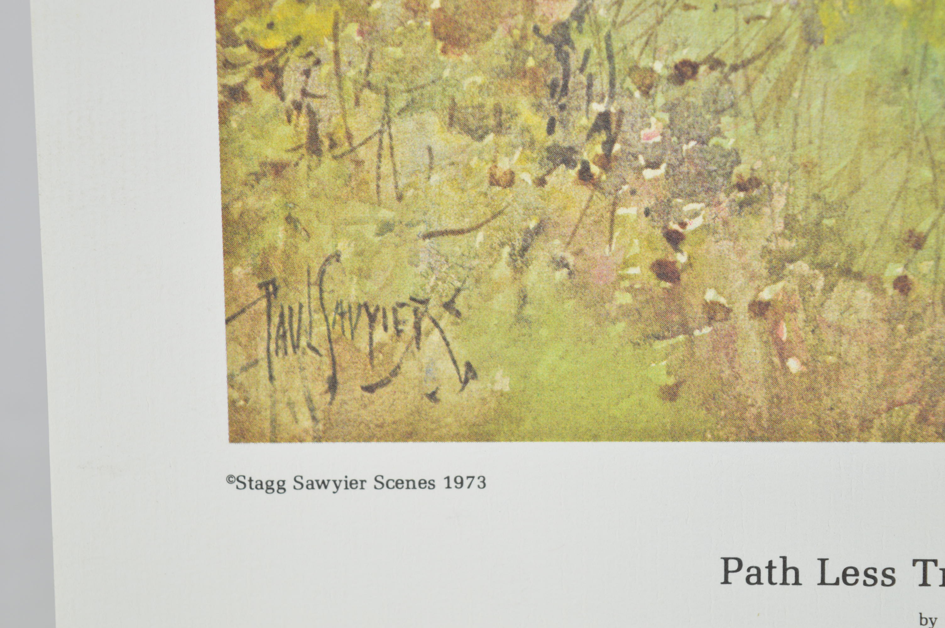 Paul Sawyier Limited Edition Prints "Secluded Byway," "The Walled City" and "Path Less Traveled By"