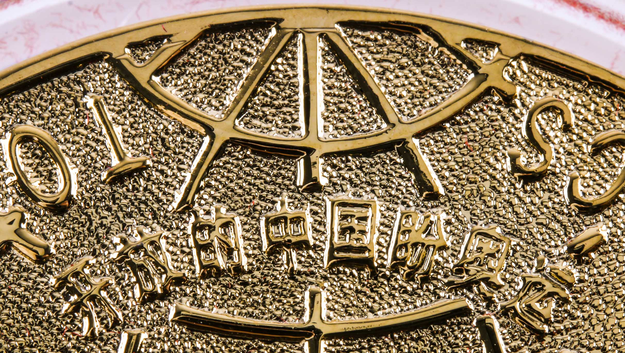 18K Gold Plated 1993 Chinese Medal