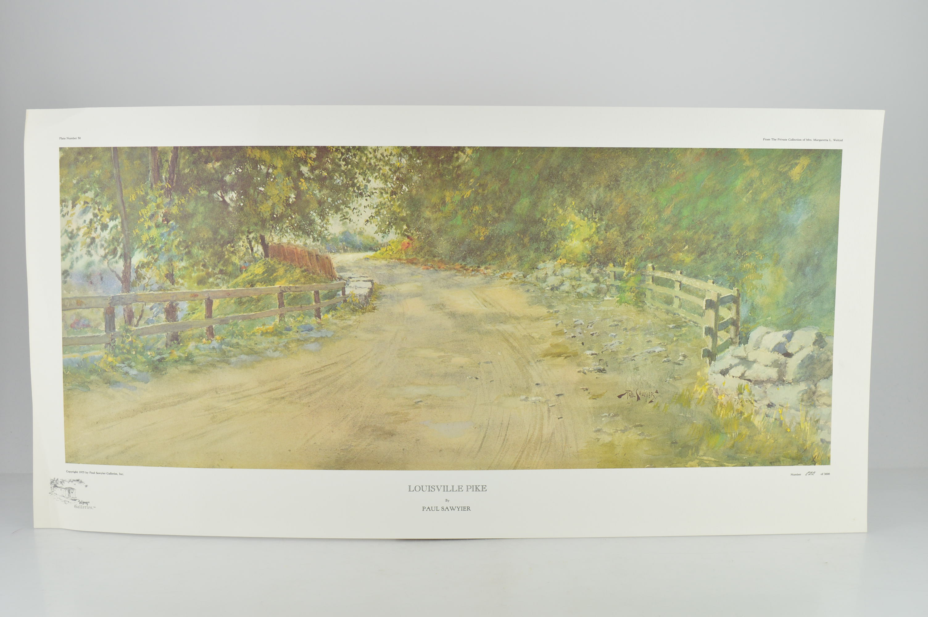 Paul Sawyier Limited Edition Print "Louisville Pike"