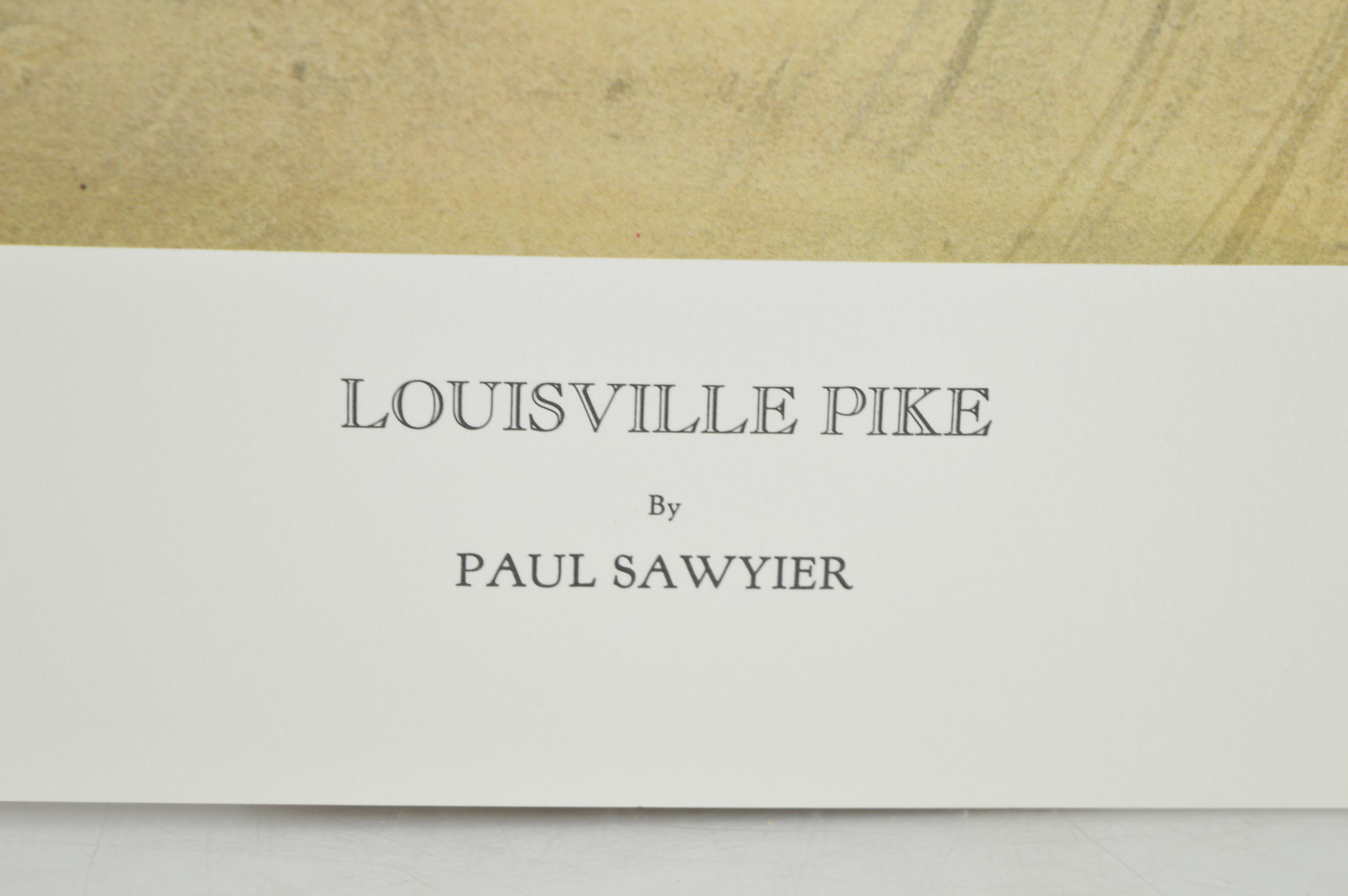 Paul Sawyier Limited Edition Print "Louisville Pike"