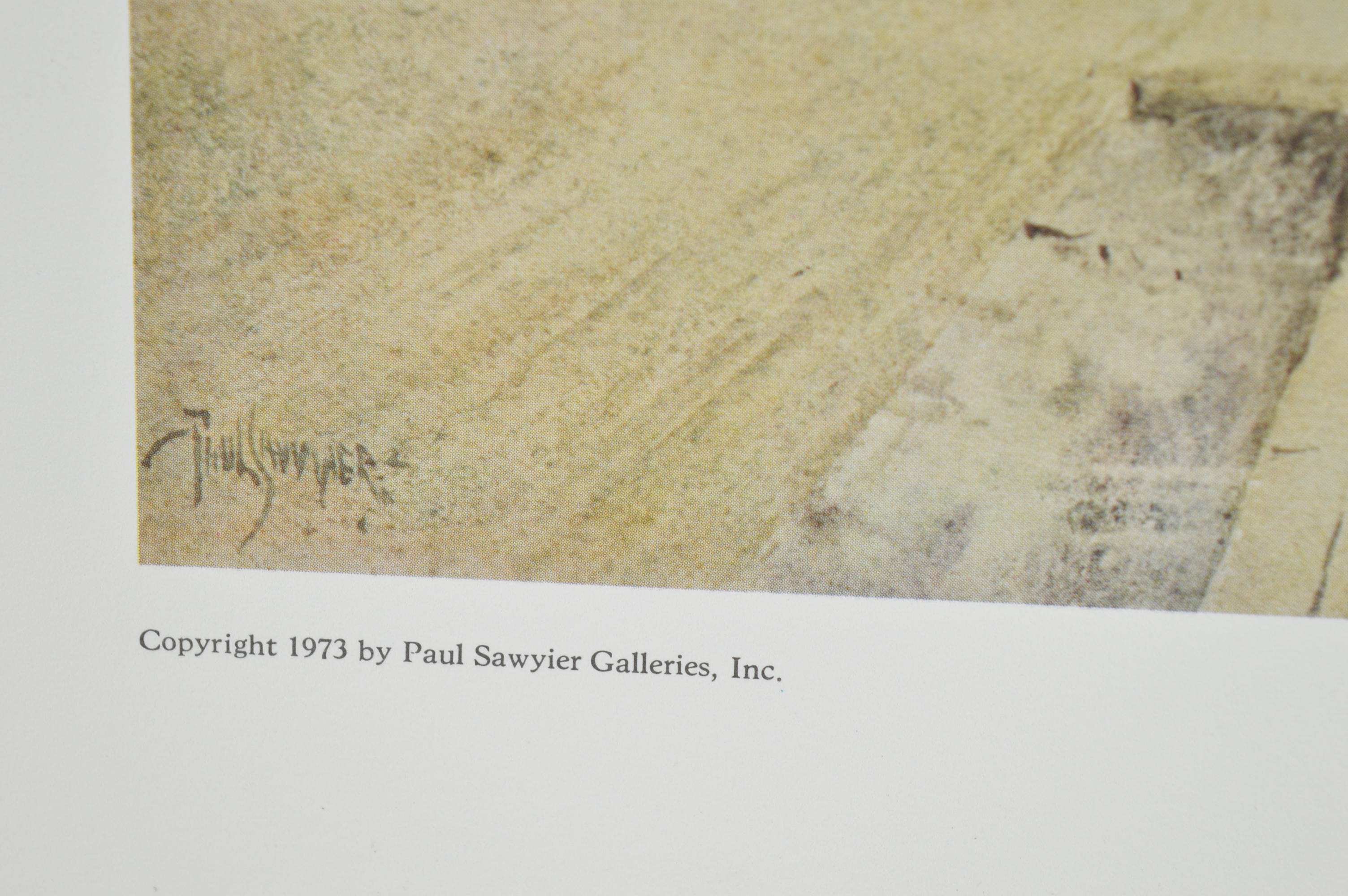 Paul Sawyier Limited Edition Prints "The Fountain," and "Old Capital Fountain"