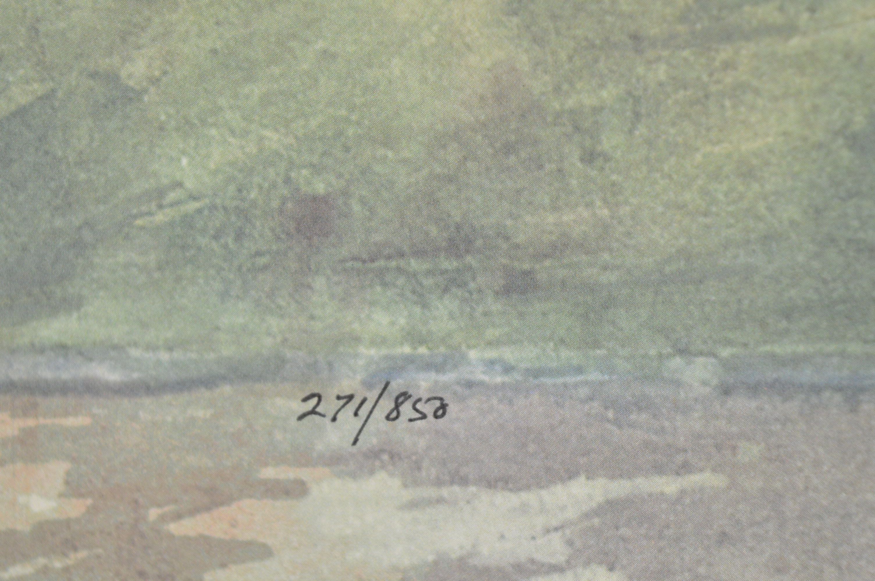 Paul Sawyier Limited Edition Prints "The Fountain," and "Old Capital Fountain"