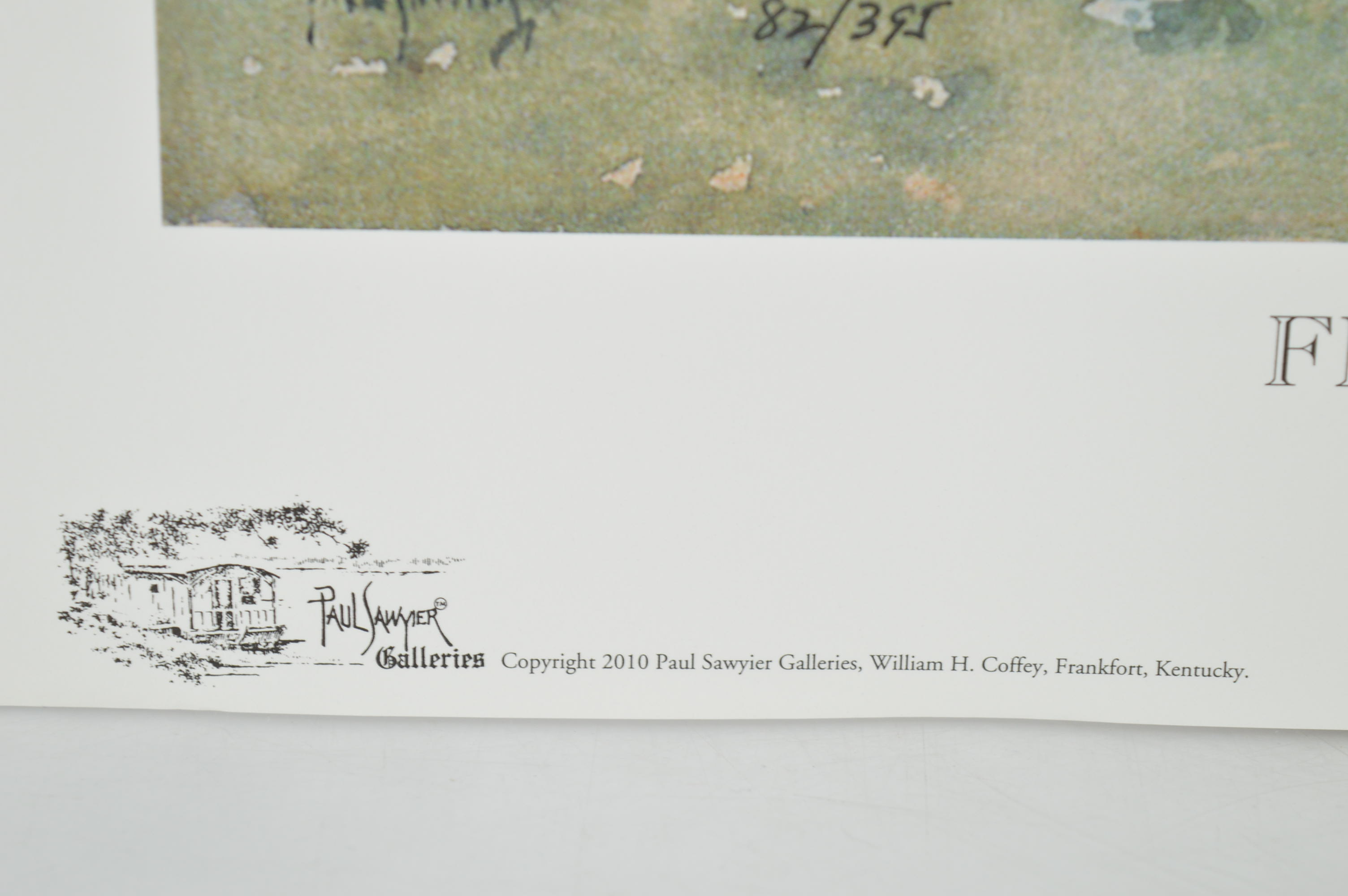 Paul Sawyier Limited Edition Prints "Frankfort's Main Street," and "Main Street, 1900"