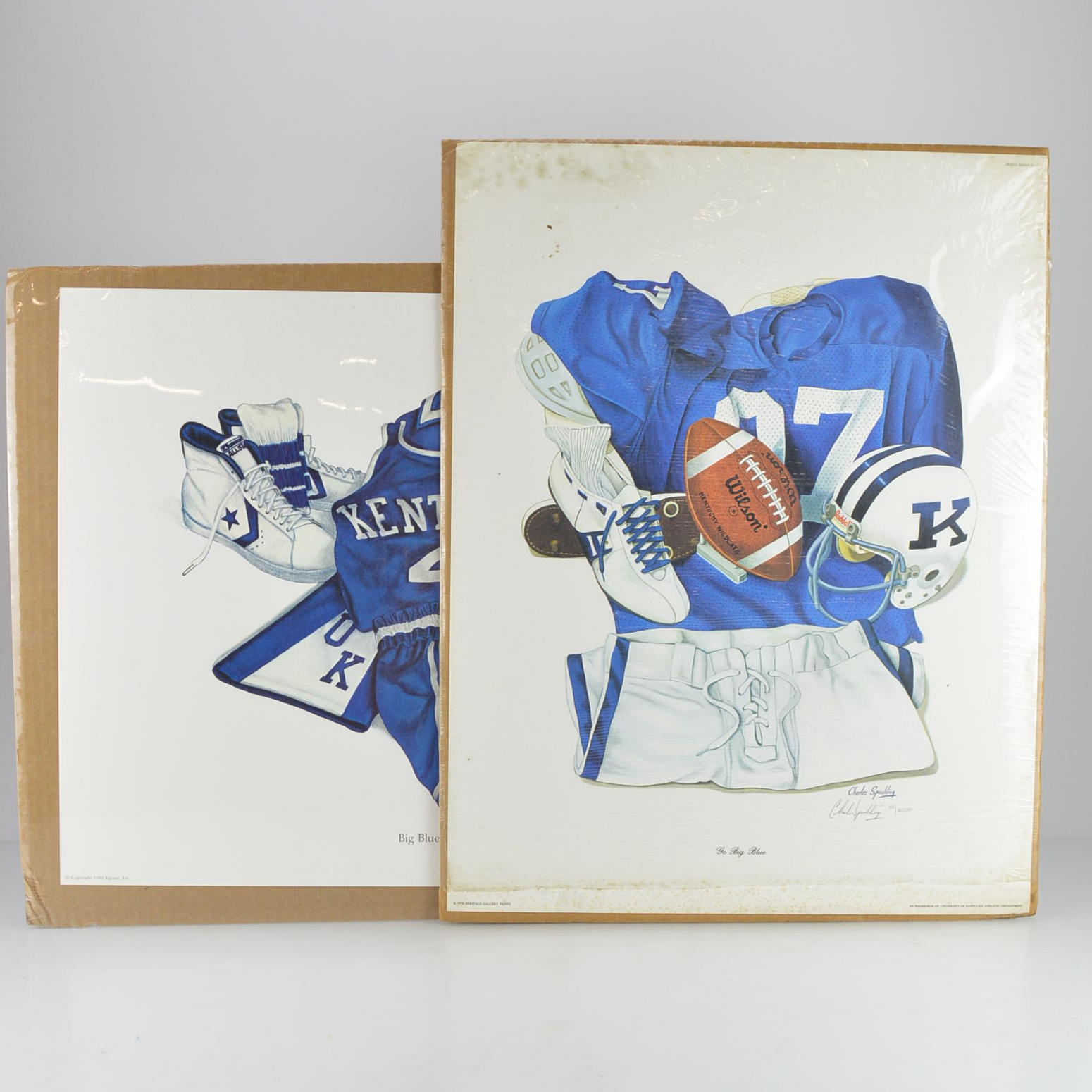 U.K. Big Blue Themed Limited Edition Prints after Charles Spaulding and Harold Barnett