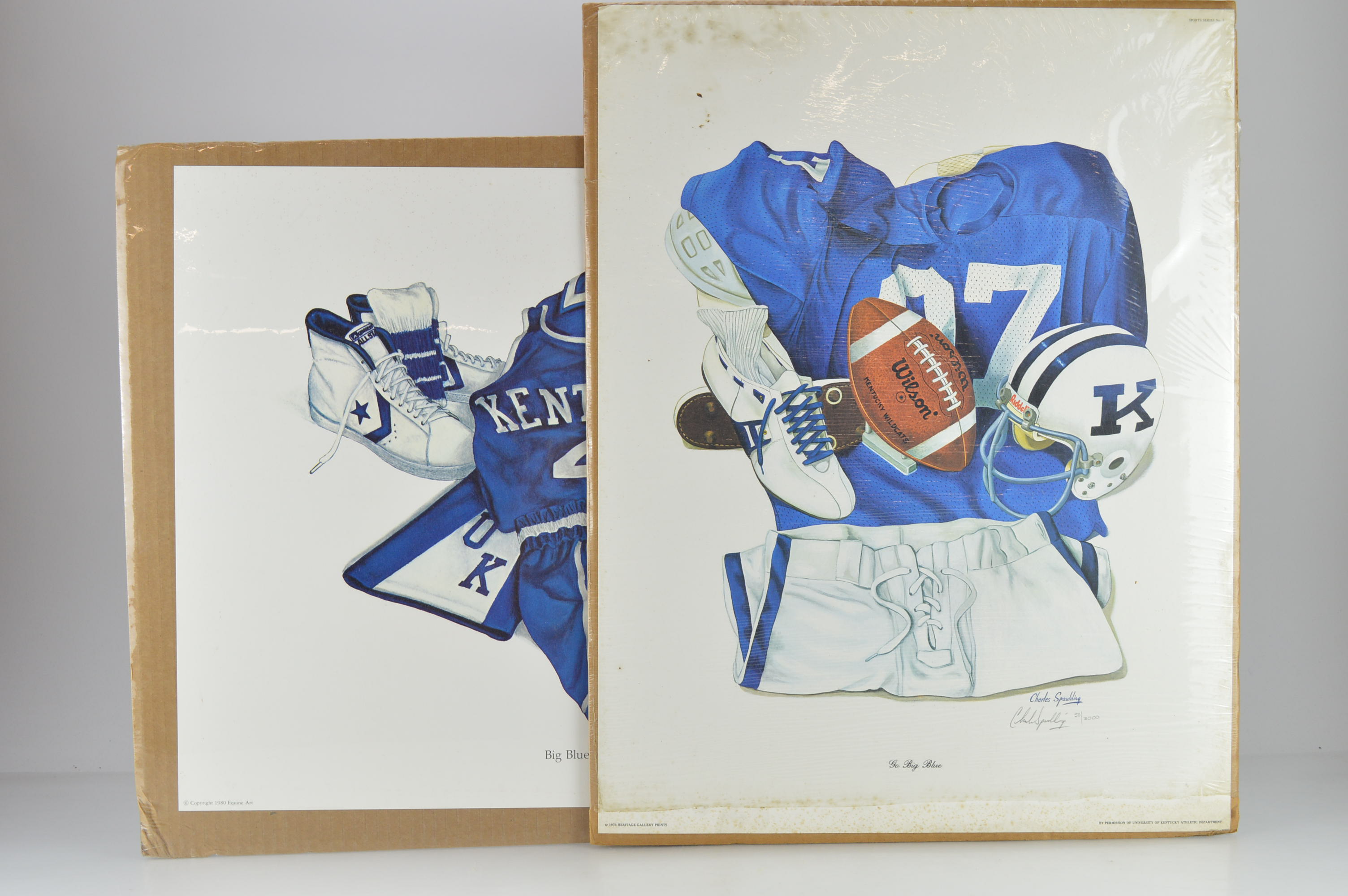 U.K. Big Blue Themed Limited Edition Prints after Charles Spaulding and Harold Barnett