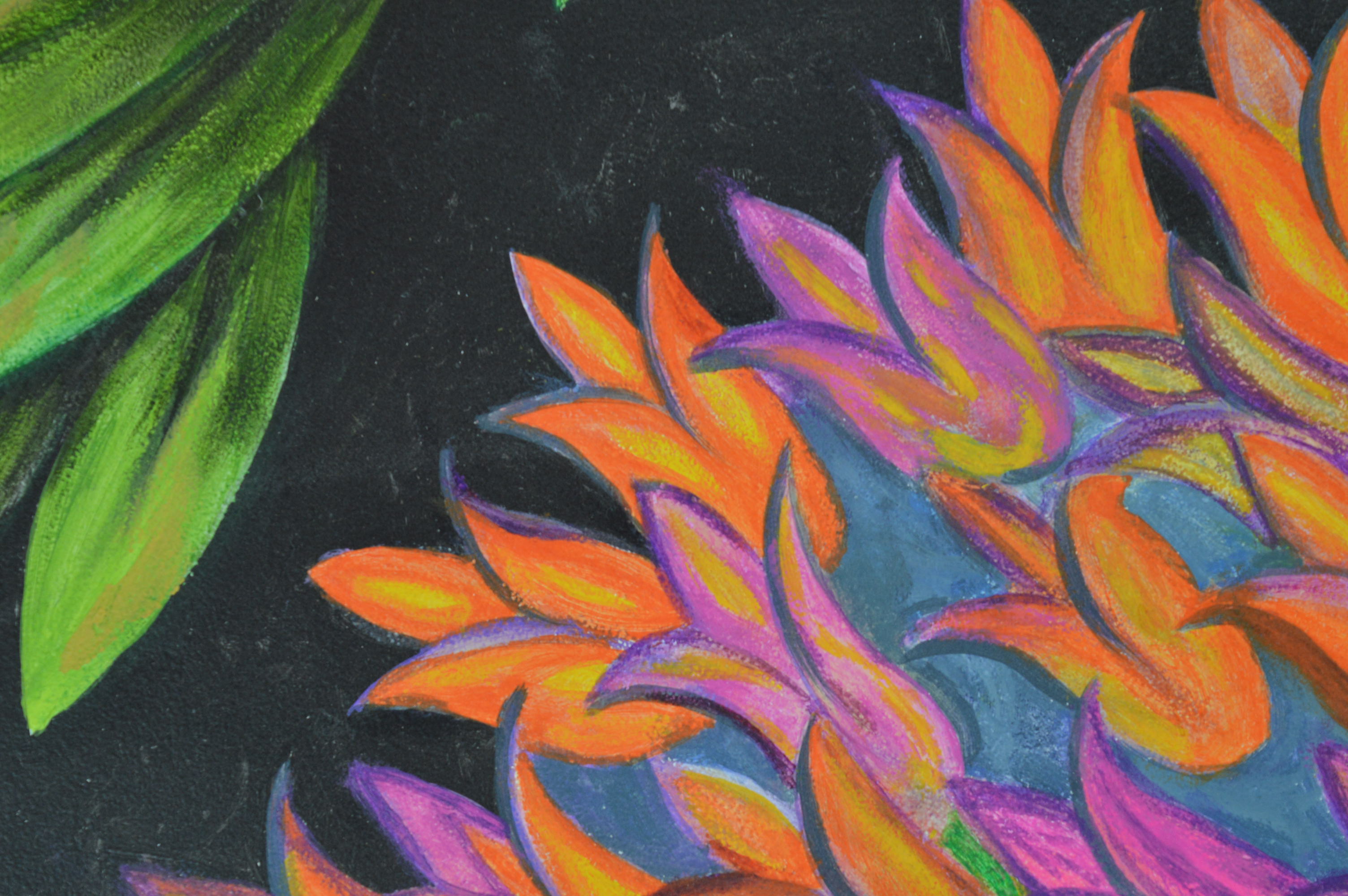 Reproduction Painting of Diego Rivera's "The Flower Carrier"