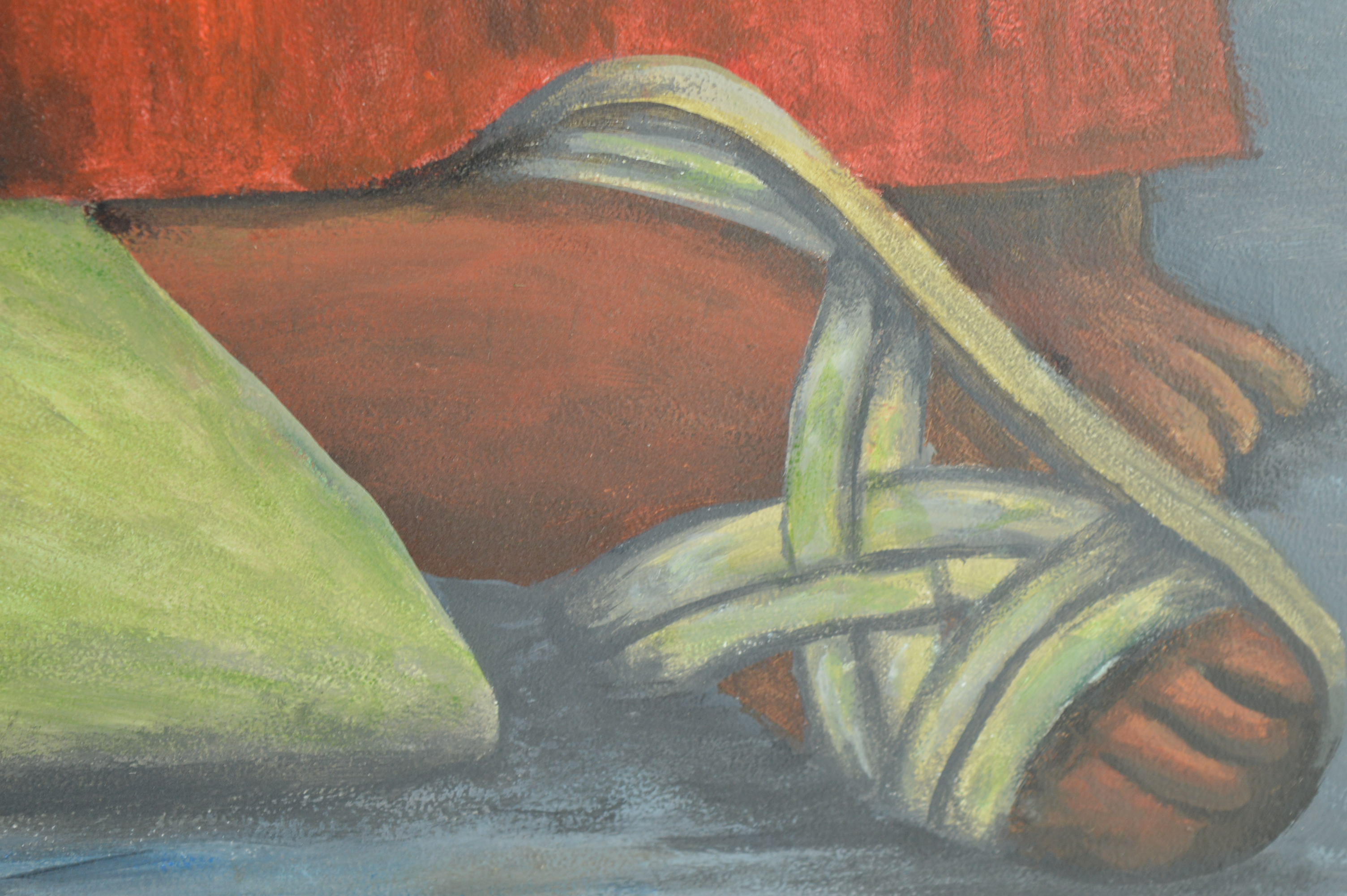 Reproduction Painting of Diego Rivera's "The Flower Carrier"