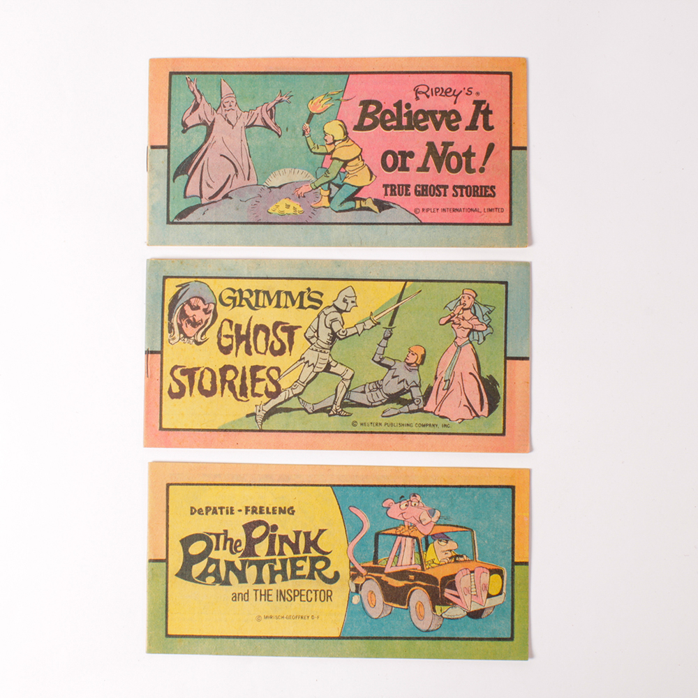 Nine Vintage Mini Comic Books Including Disney