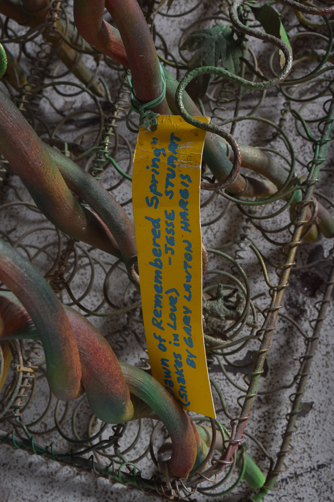 Gary Lawton Hargis Outsider Art Sculpture "Dawn of Remembered Spring (Snakes in Love) - Jesse Stuart"