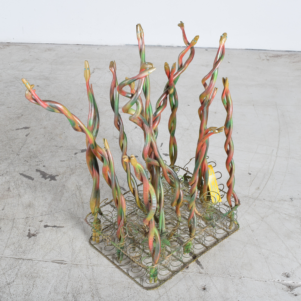 Gary Lawton Hargis Outsider Art Sculpture "Dawn of Remembered Spring (Snakes in Love) - Jesse Stuart"