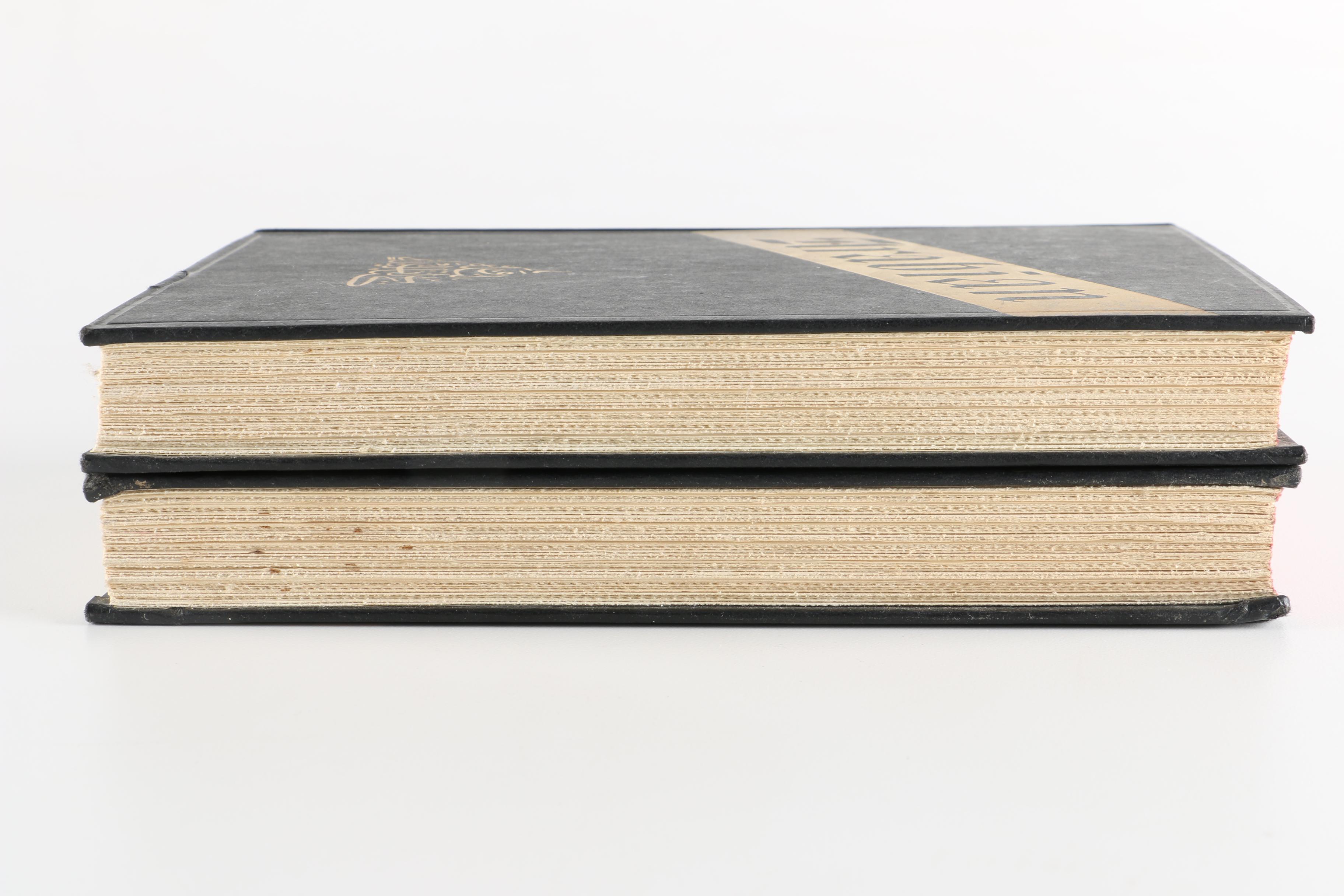 Circa 1880 Volumes One and Three of Richard Burton's "Arabian Nights" Translation