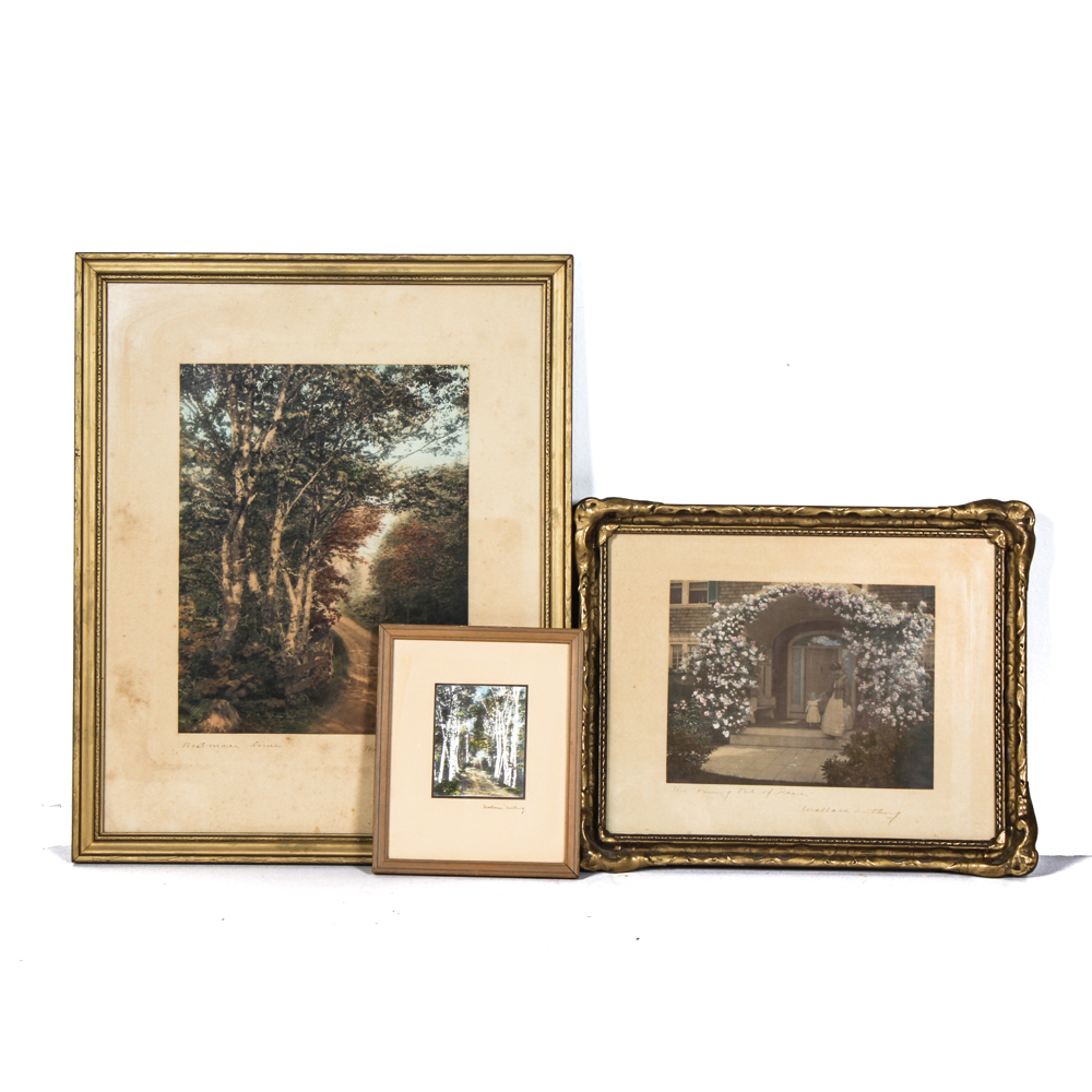 Wallace Nutting Tinted Photographs