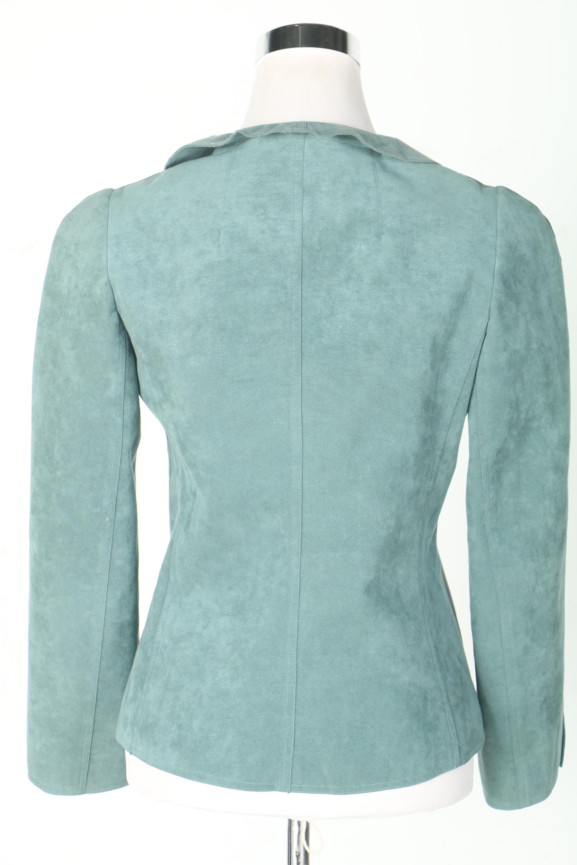 Suede Jackets Featuring Halston Sportswear and Wilsons Leather Maxima