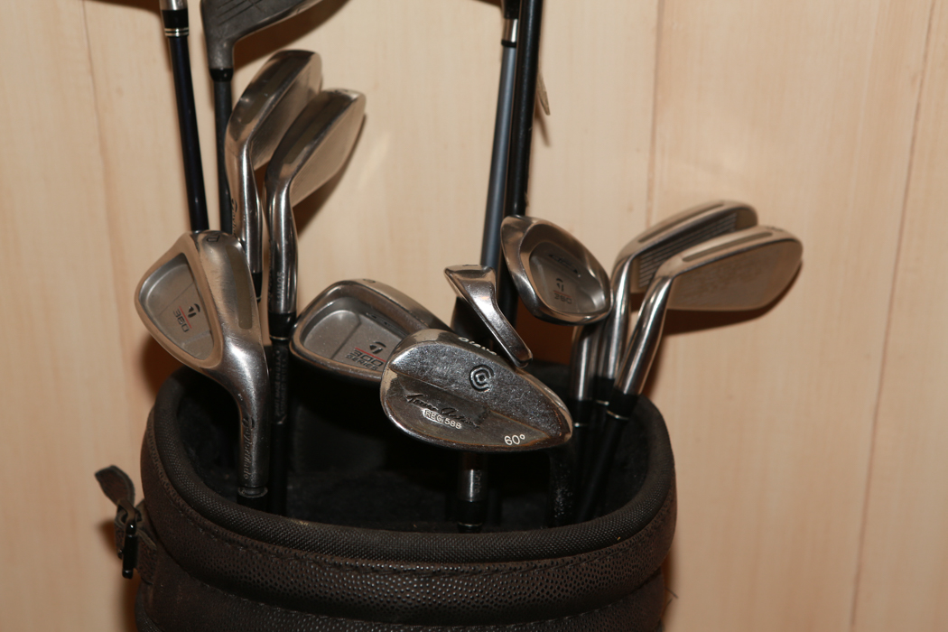 Taylor Made Irons with King Cobra Bag and Accessories