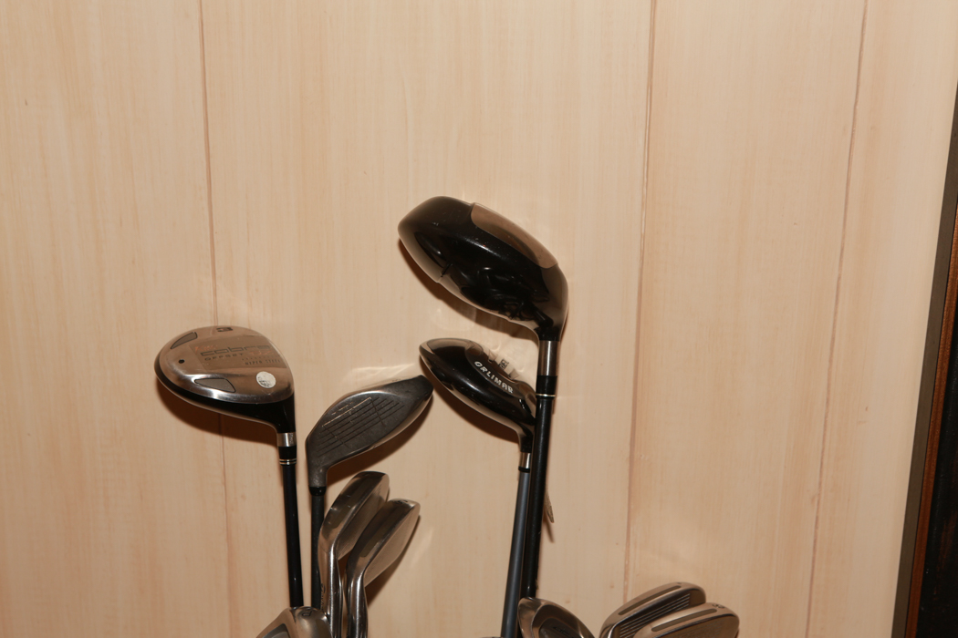 Taylor Made Irons with King Cobra Bag and Accessories