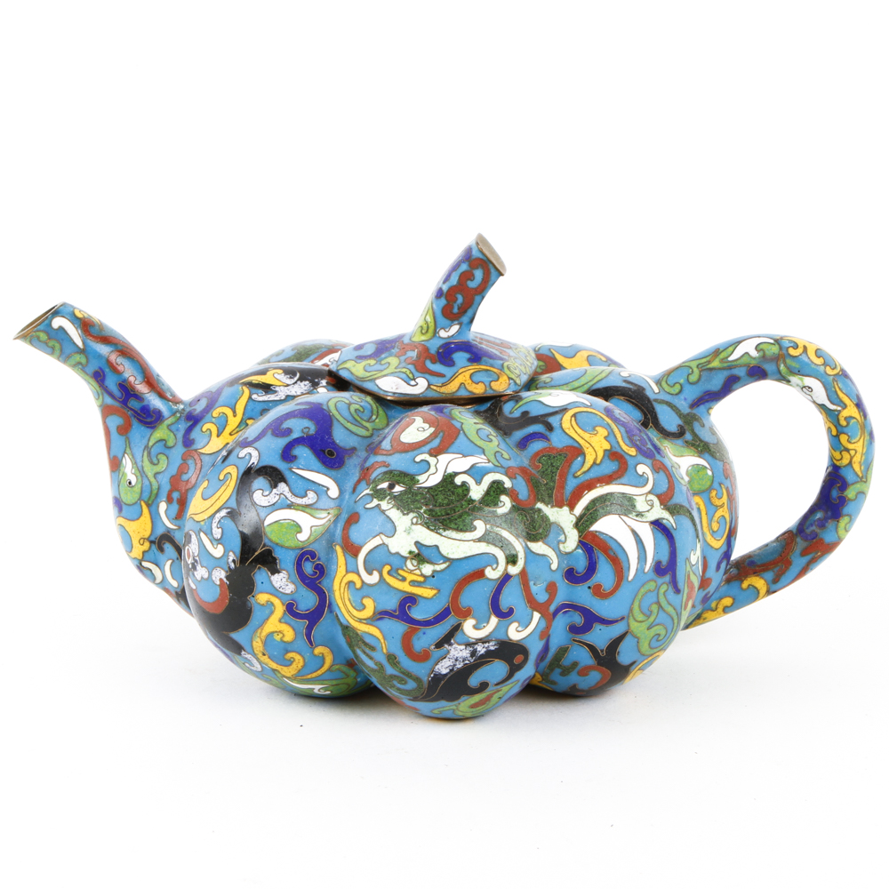 Chinese Cloisonné Teapot