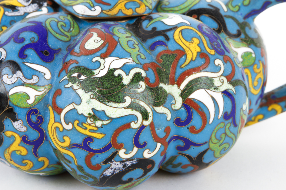 Chinese Cloisonné Teapot