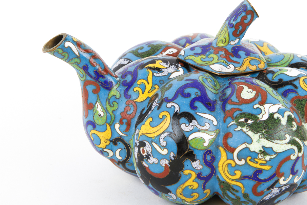 Chinese Cloisonné Teapot