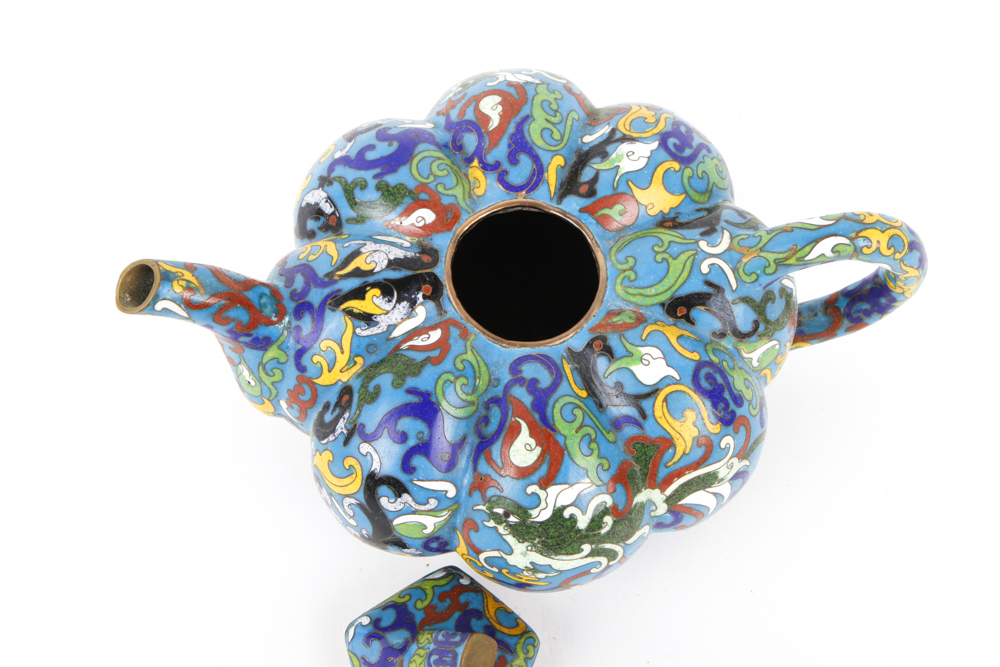 Chinese Cloisonné Teapot