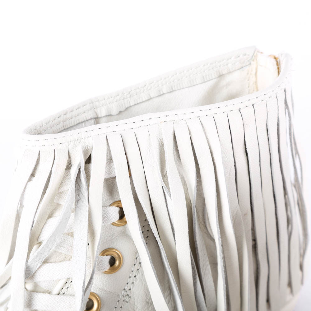 Women's Chuck Taylor Fringed Leather High Tops by Converse