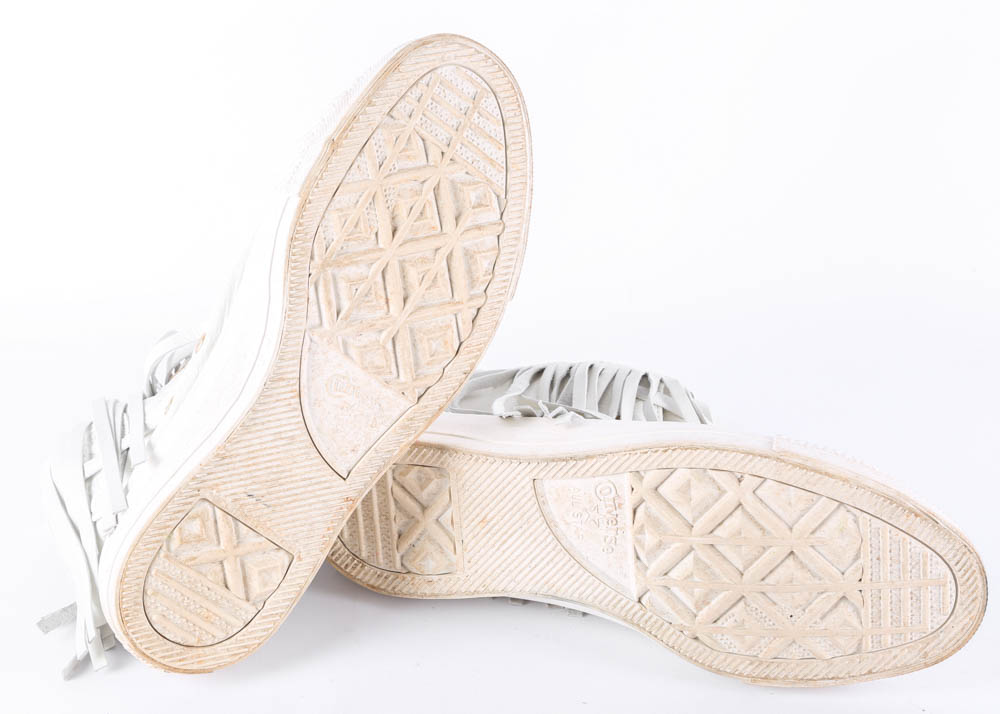Women's Chuck Taylor Fringed Leather High Tops by Converse