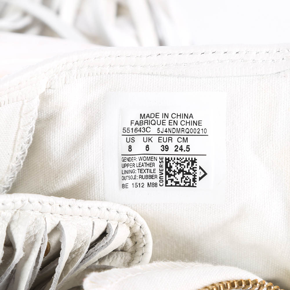 Women's Chuck Taylor Fringed Leather High Tops by Converse