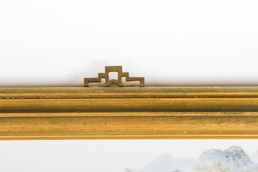 Collection of Chinese Paintings on Porcelain Tile With Two Signed "Yu Zhu Shan"