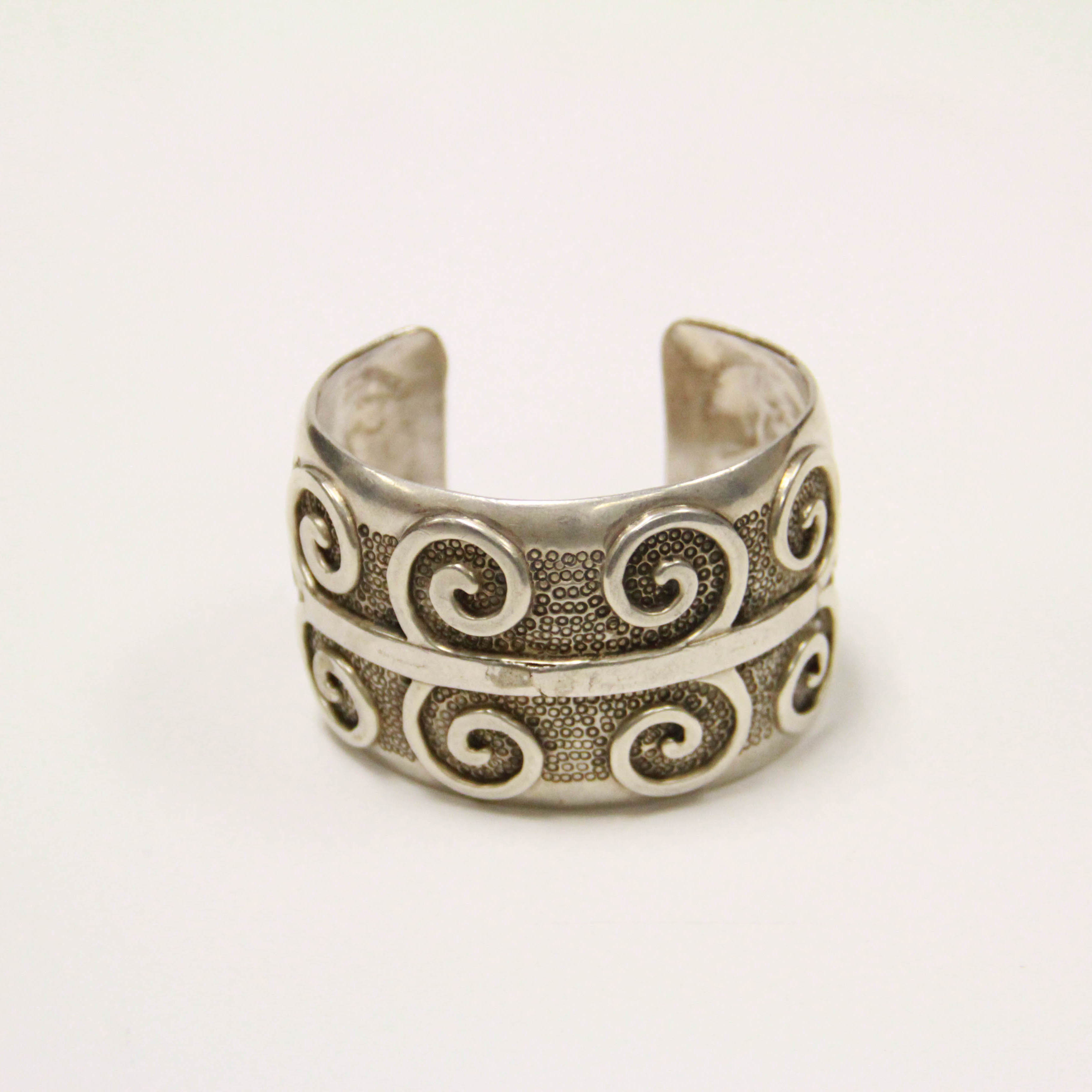 Vintage Sterling Silver Cuff Bracelet