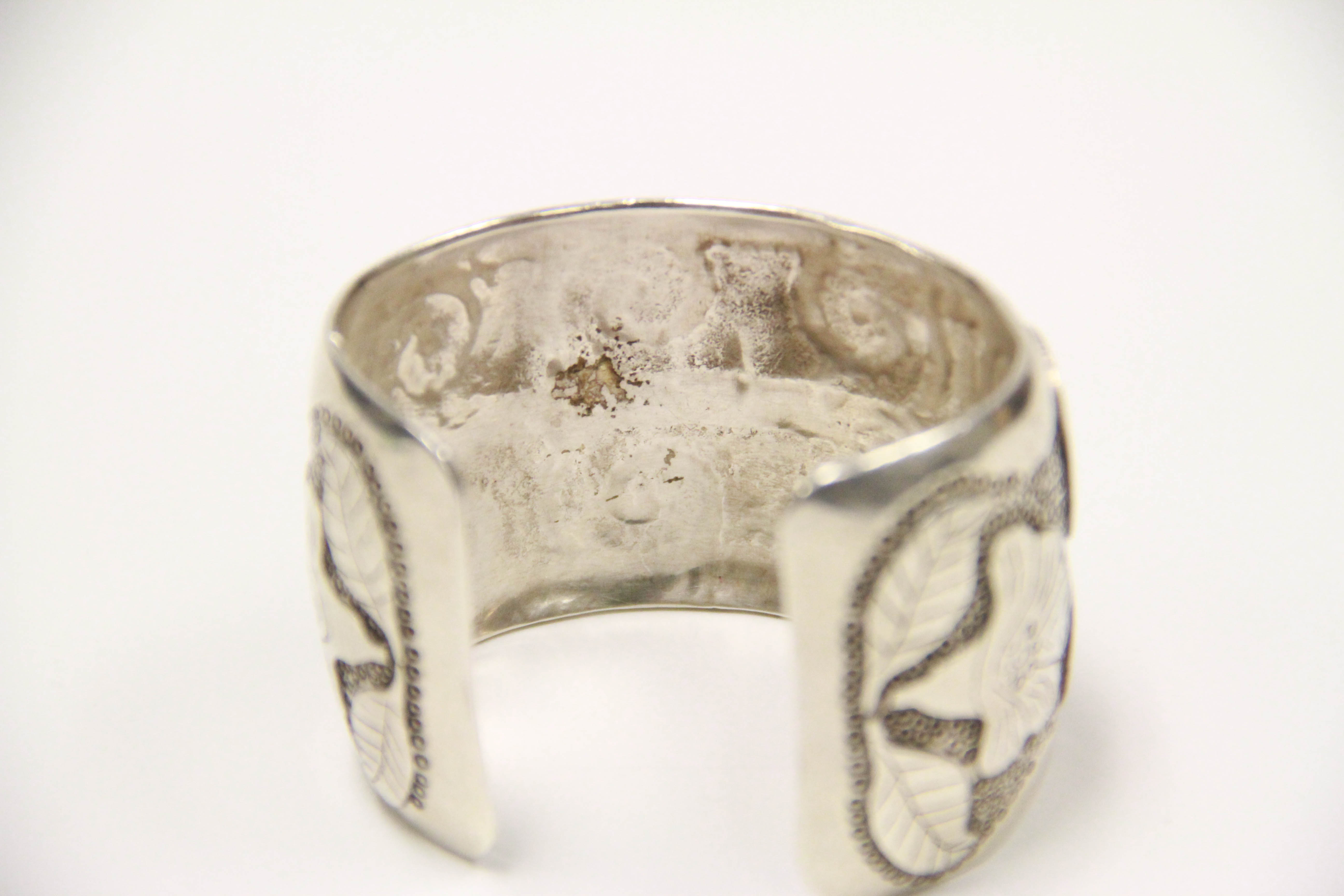 Vintage Sterling Silver Cuff Bracelet