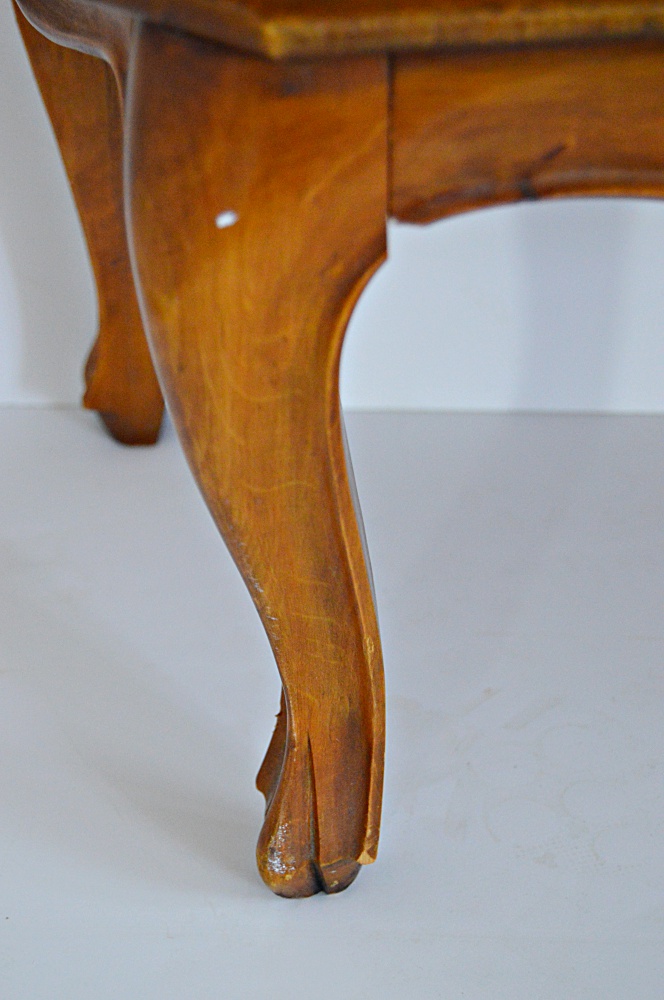 Italian Rococo Style Olive Wood Oyster Veneer Bombe Chest