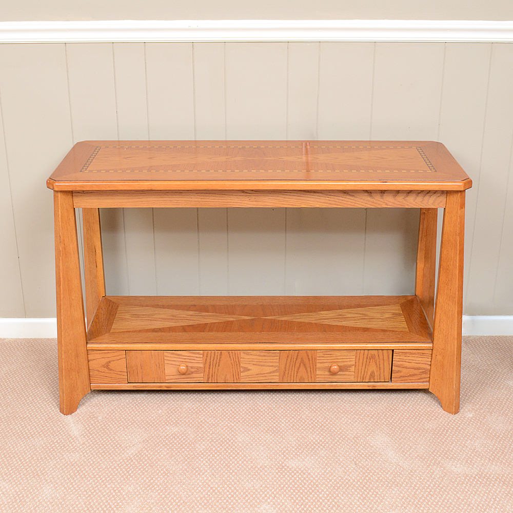 Contemporary Mission Style Console Table