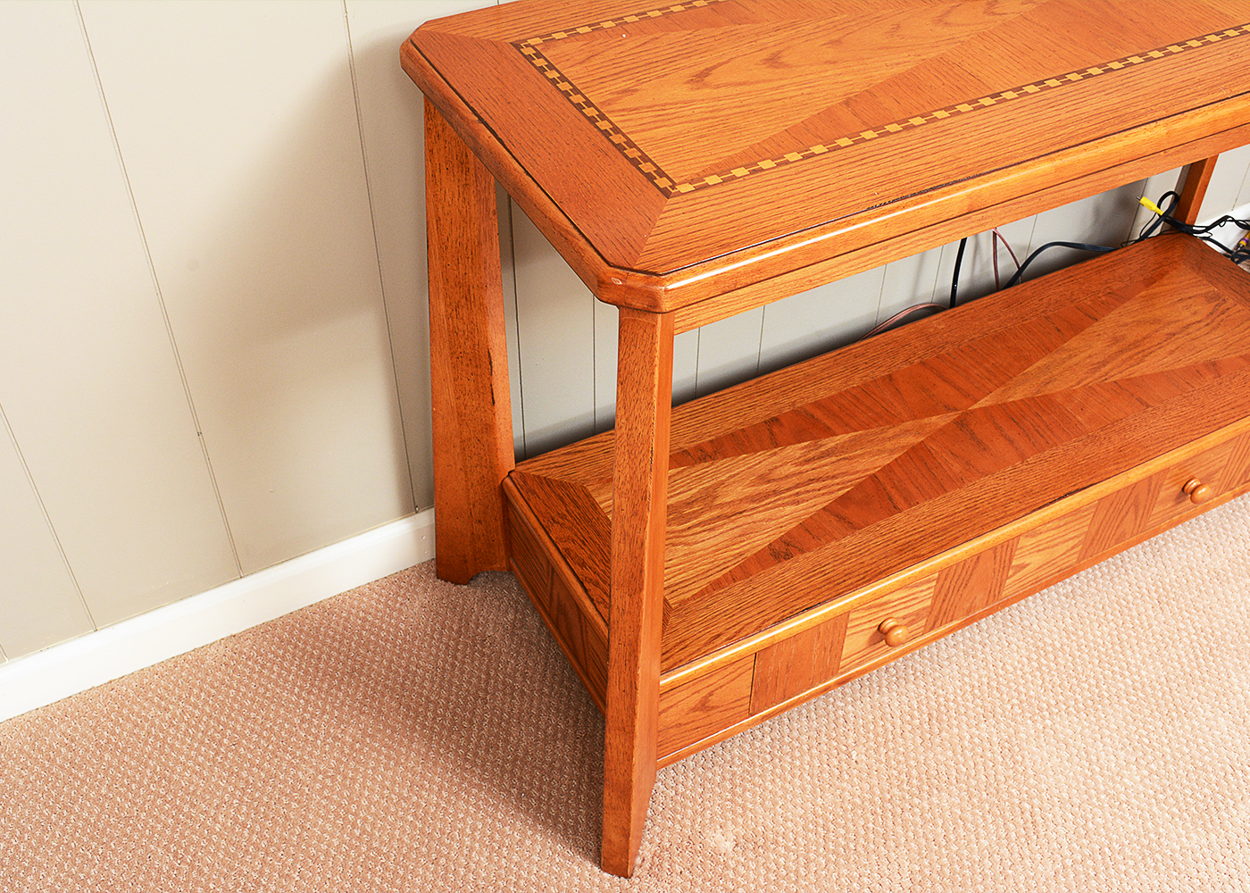 Contemporary Mission Style Console Table