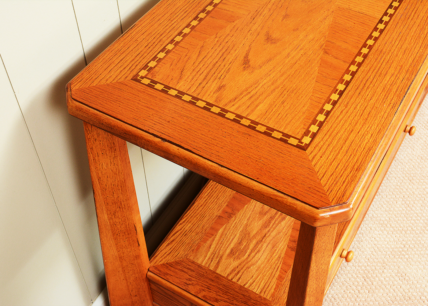 Contemporary Mission Style Console Table