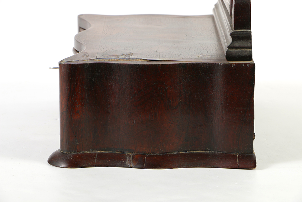 Antique Women's Dresser Mirror with Inlay Initials "SEH"