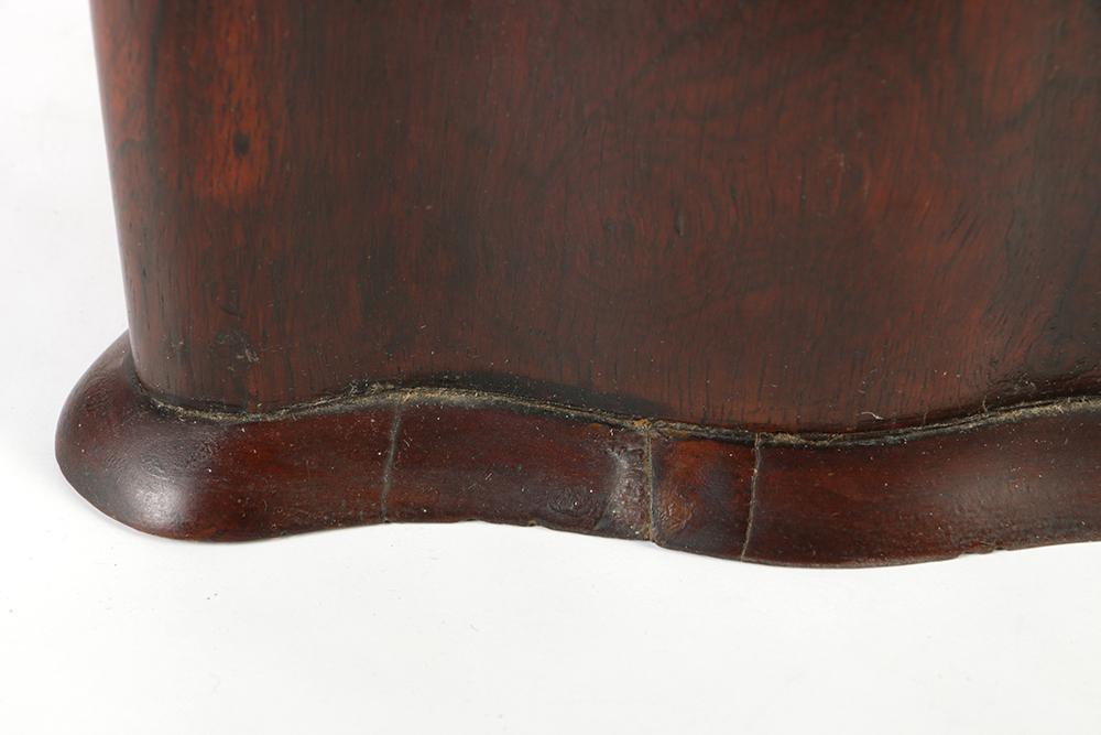 Antique Women's Dresser Mirror with Inlay Initials "SEH"