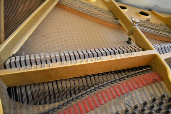 Krell White Baby Grand Piano