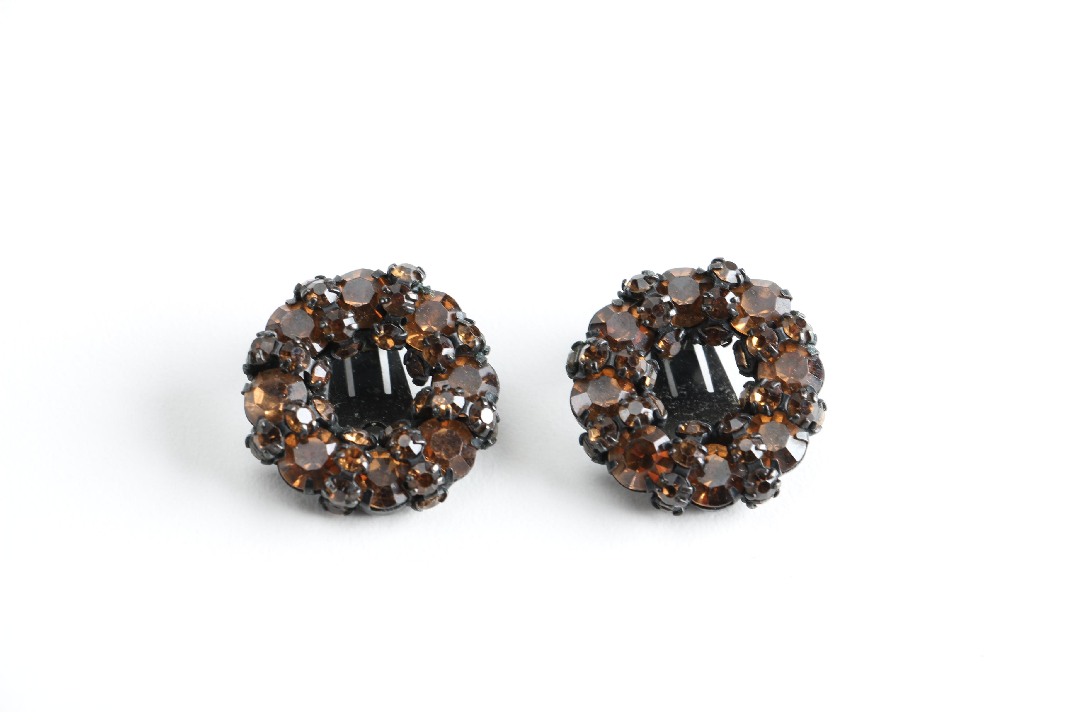 Assortment of Edwardian and Damascene Costume Jewelry