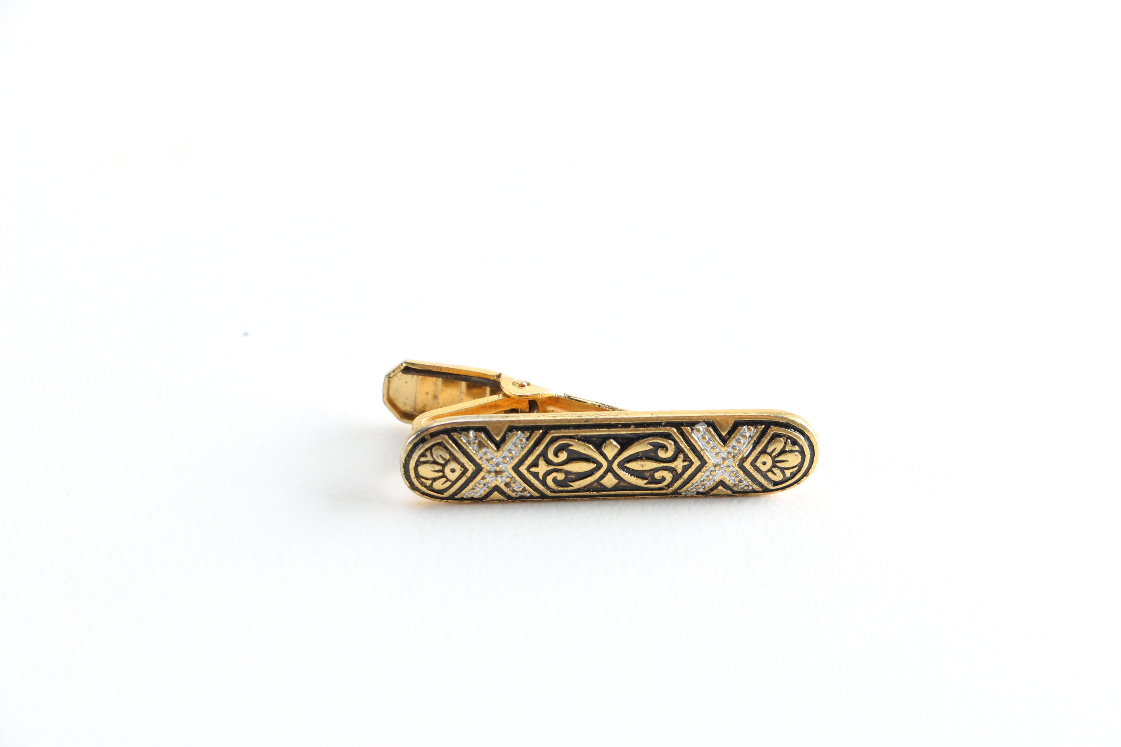 Assortment of Edwardian and Damascene Costume Jewelry