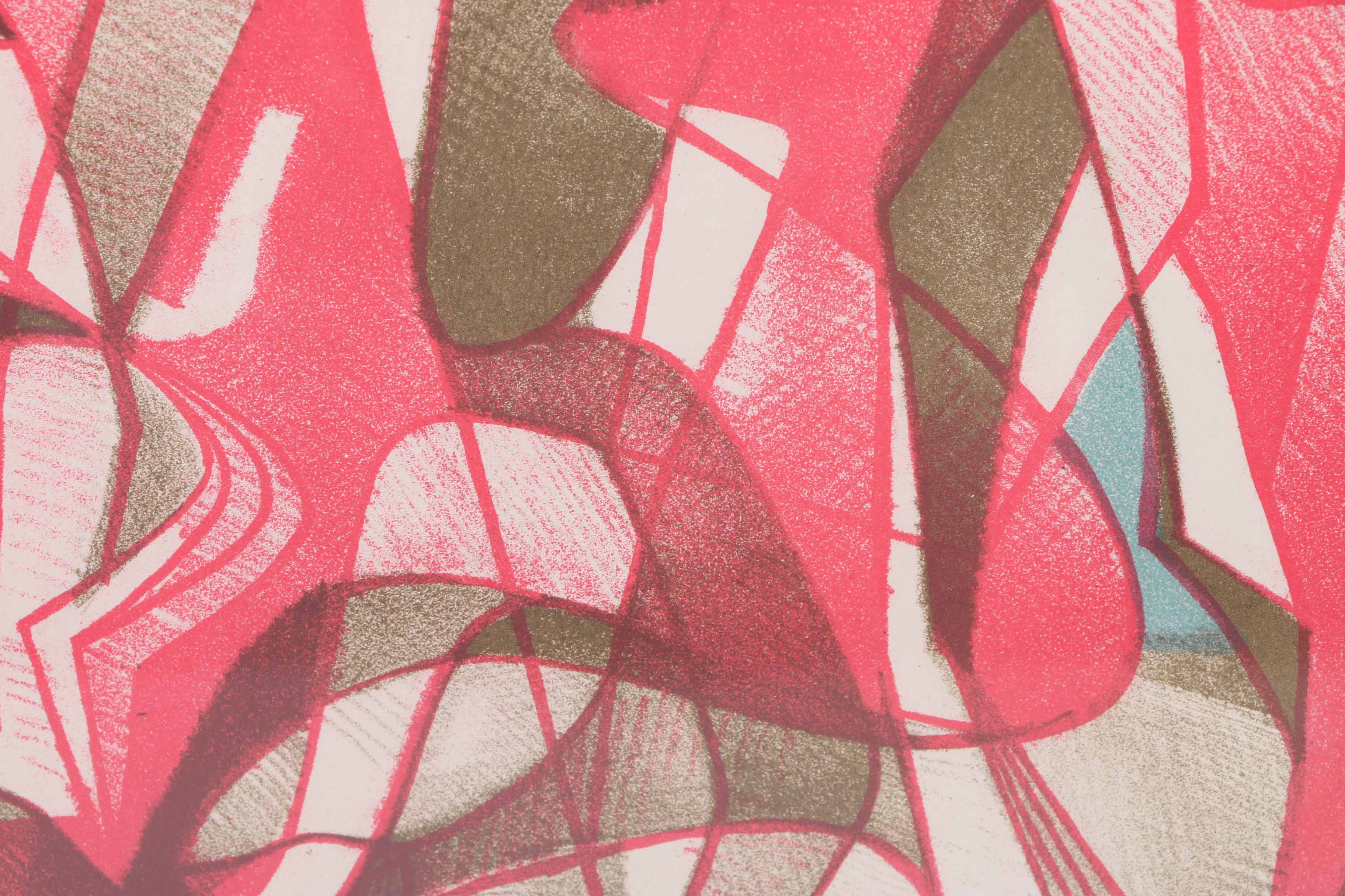 Arthur Helwig Lithograph "The Family"