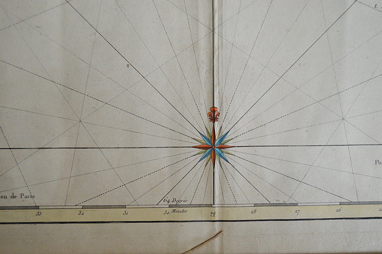 1758 French Engraved Map of L'Isle de Saint Christophe