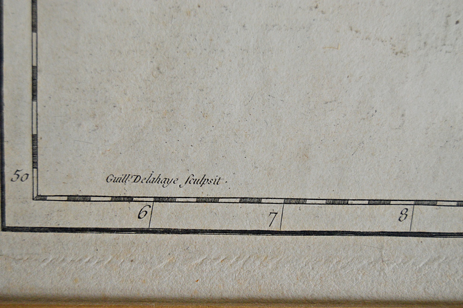 1750 French Engraved Map titled "Britannicae Insulae"