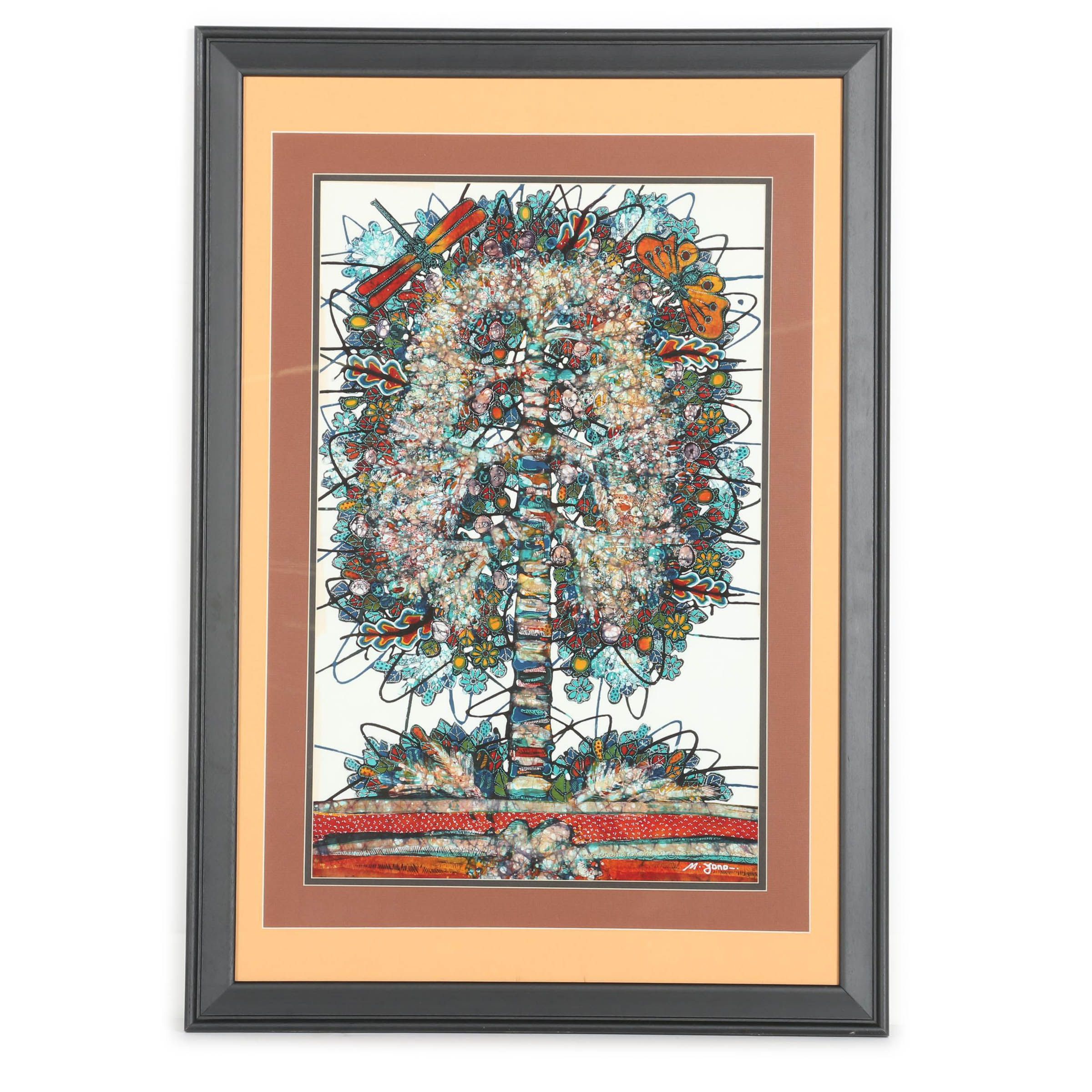 M. Yono Original Batik Wall Art