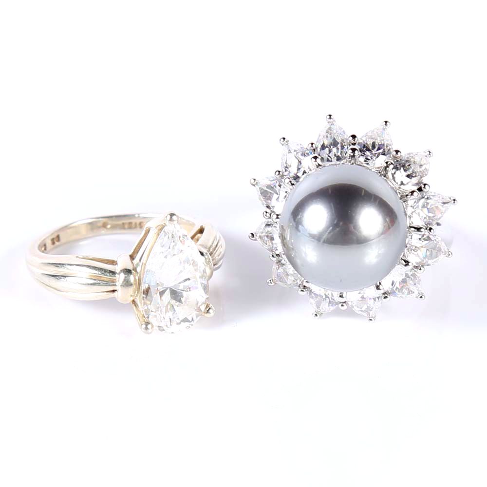 Sterling Silver Cocktail Rings