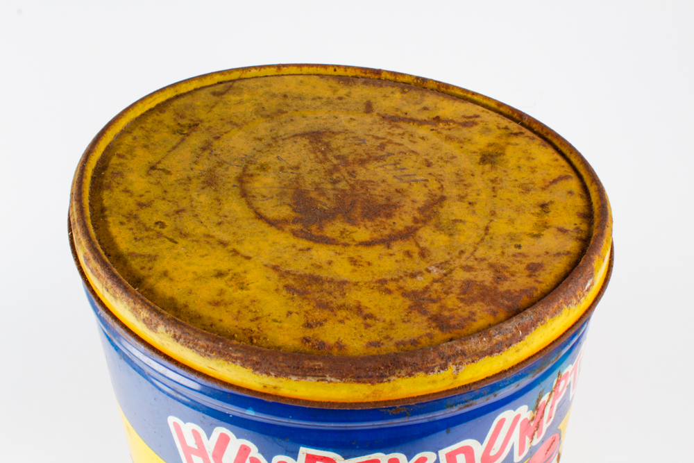 Vintage 1950's Humpty Dumpty Potato Chips Tin