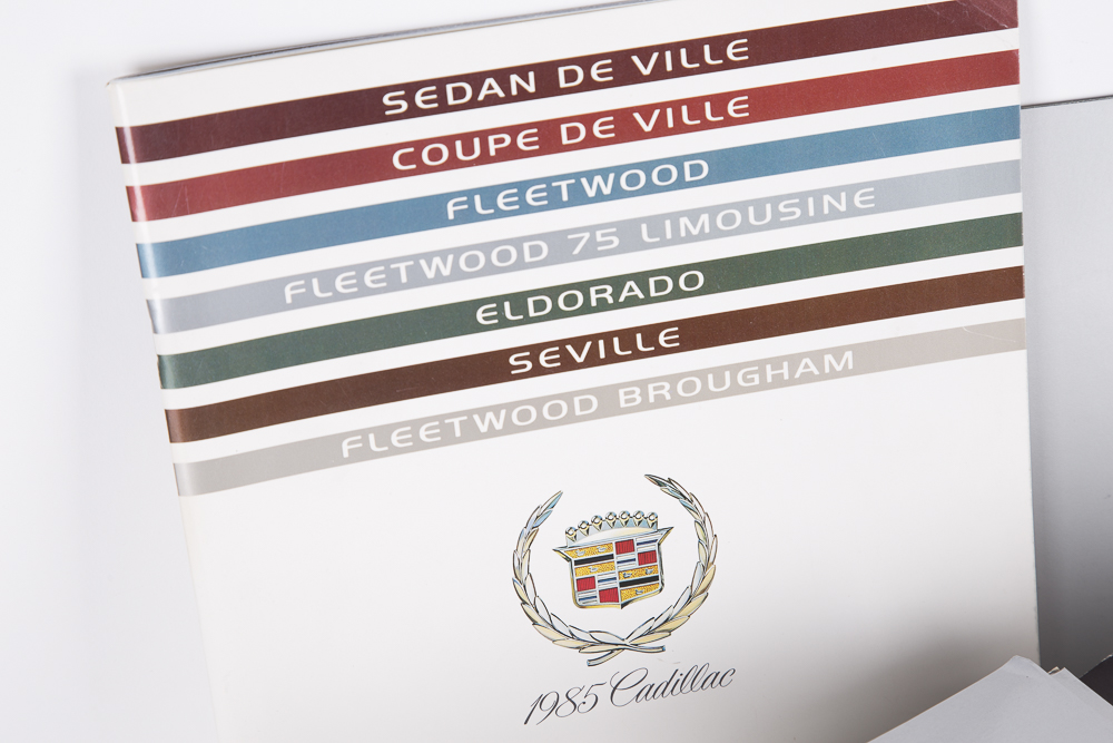 Variety of 1982-1995 Cadillac Sales Literature