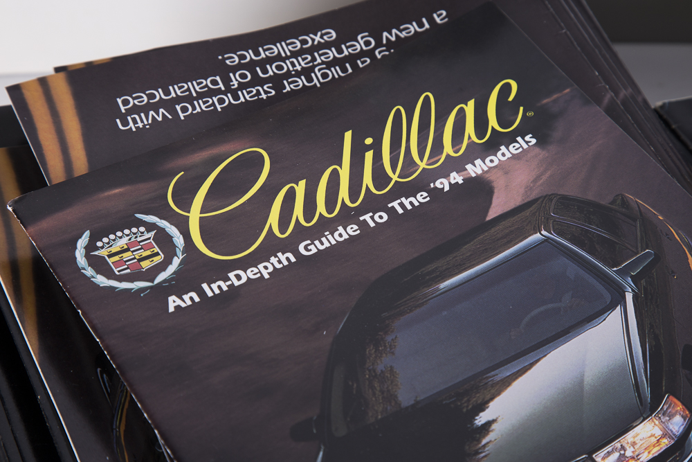 Variety of 1982-1995 Cadillac Sales Literature
